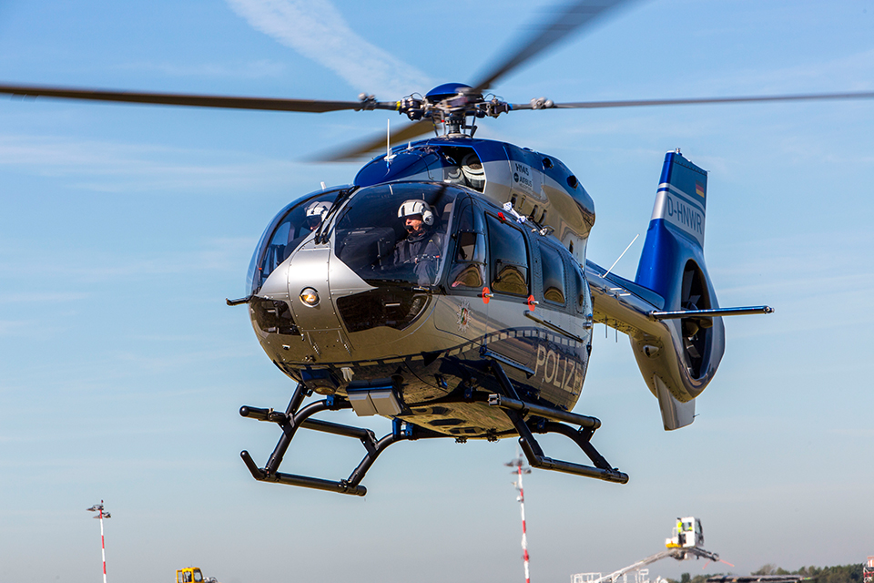 Hubschrauber der Polizeifliegerstaffel NRW