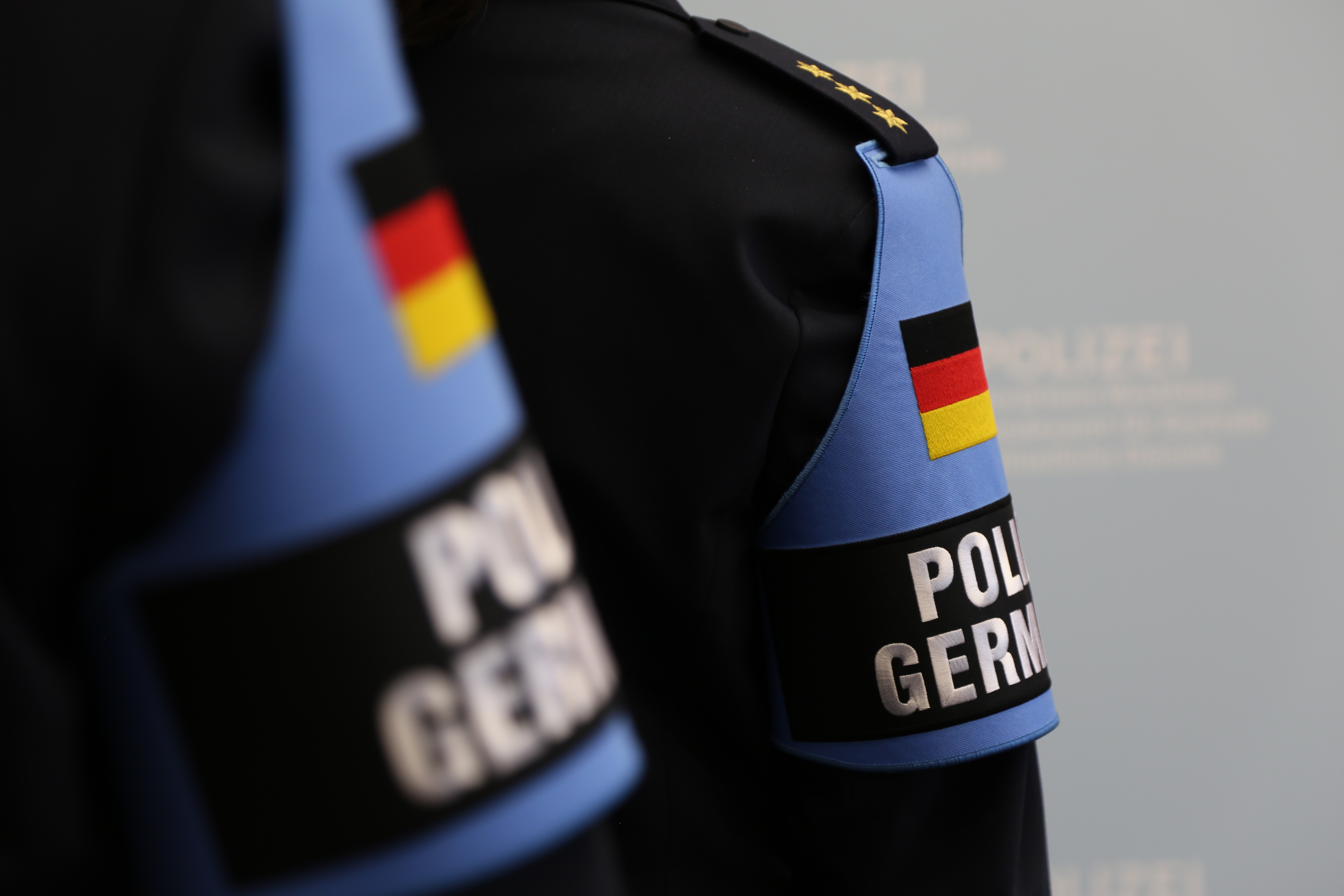 Armbinden der deutschen Polizei