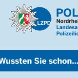Logo des LZPD NRW mit der Unterschrift Wussten Sie schon