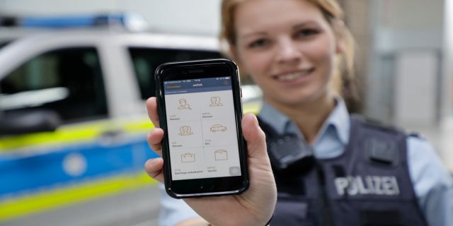 Smartphones Polizei NRW