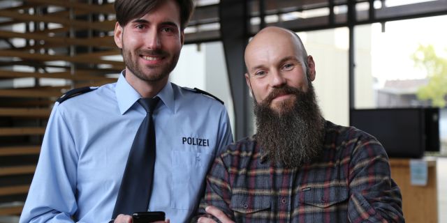 Polizist und IT-Experte im LZPD NRW