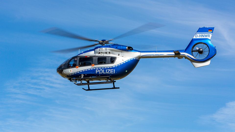 Hubschrauber der Polizeifliegerstaffel NRW