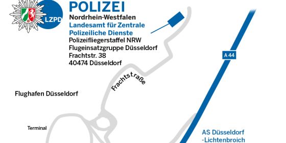 LZPD NRW Anfahrt Niederlassung Düsseldorf
